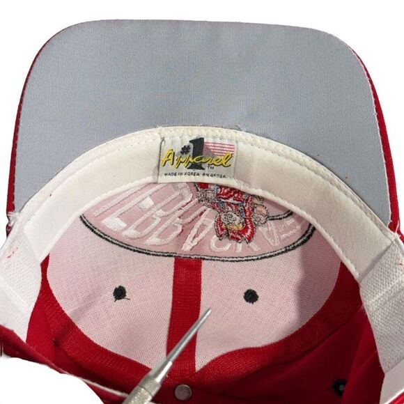 1 Apparel Mens Red Nebraska Huskers Football Trucker Hat Size Small - Picture 6 of 6